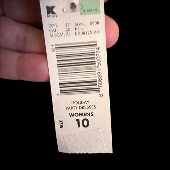 DON❌attention Holiday Dress With Bubble Hemline, sz 10, NWT - Picture 11 of 11